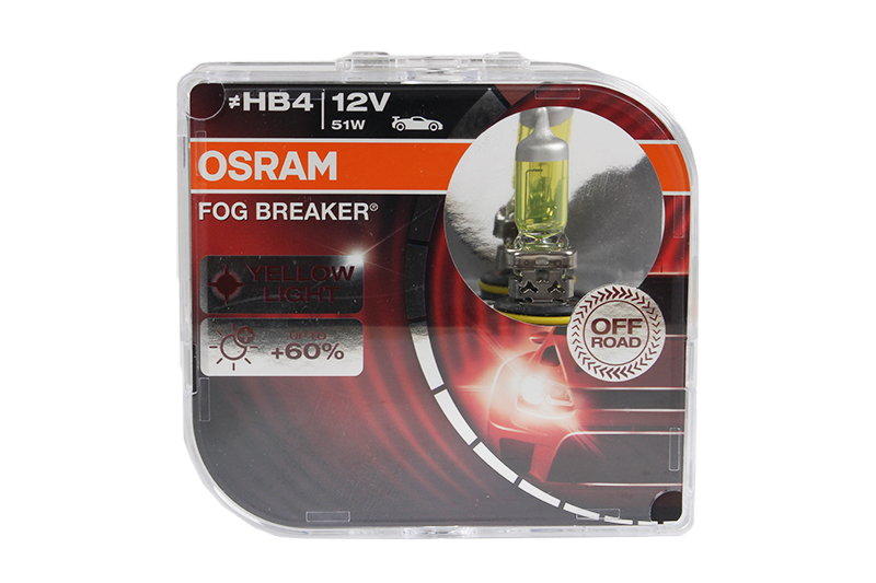 Набор ламп 12Vx51W HB4 OSRAM FOG BREAKER 2600K комплект
Набор ламп 12Vx51W HB4 OSRAM FOG BREAKER 2600K комплект