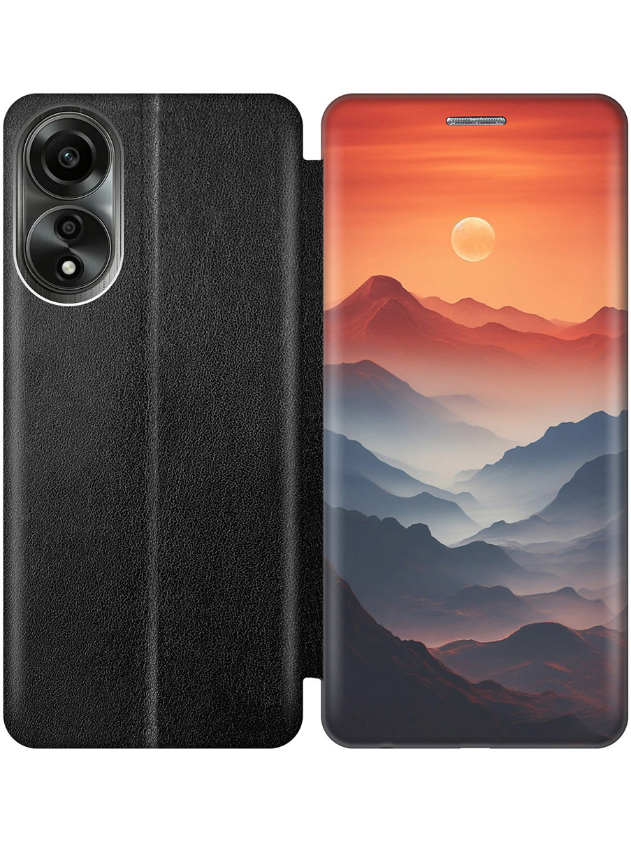 Чехол-книжка на Oppo A78 4G с принтом "Луна над горами" черный, Черный;оранжевый, 782629441
Чехол-книжка на Oppo A78 4G с принтом "Луна над горами" черный, Черный;оранжевый, 782629441