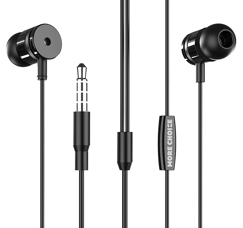 Наушники вакуумные More choice G22 AUX разъём с МК без рег.громкости длина 1.2м Black, G22
Наушники вакуумные More choice G22 AUX разъём с МК без рег.громкости длина 1.2м Black, G22