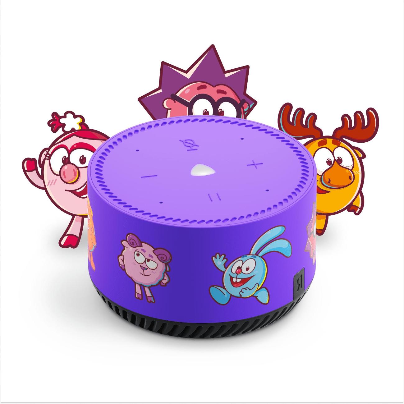 Портативная колонка Яндекс Станция Лайт Смешарики (YNDX-00025SM), Фиолетовый, Станция Лайт
Портативная колонка Яндекс Станция Лайт Смешарики (YNDX-00025SM), Фиолетовый, Станция Лайт