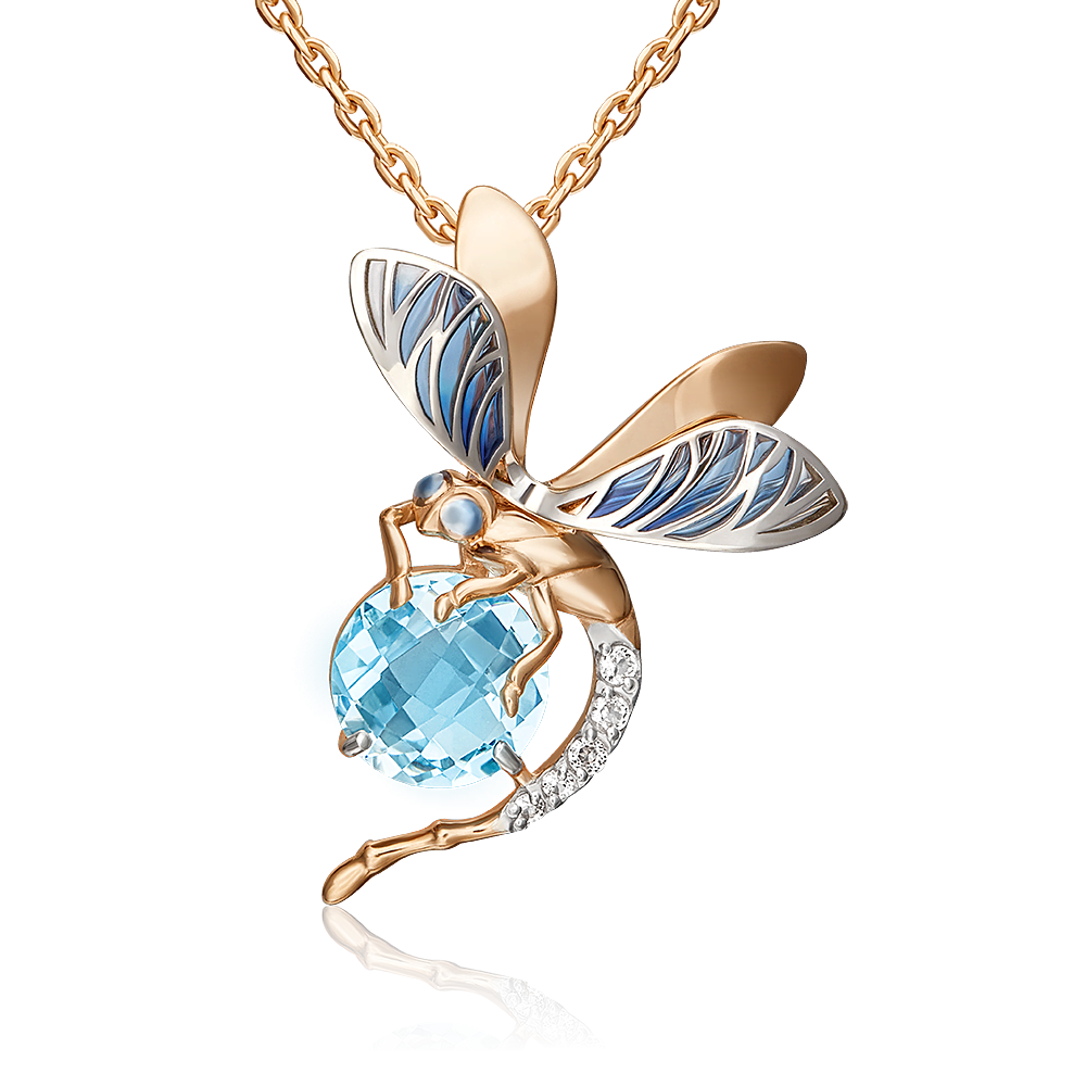 Подвеска из золота PLATINA jewelry 03-3144-00-201-1111-57, топаз/эмаль, 03-3144-00-201-1111-57
Подвеска из золота PLATINA jewelry 03-3144-00-201-1111-57, топаз/эмаль, 03-3144-00-201-1111-57