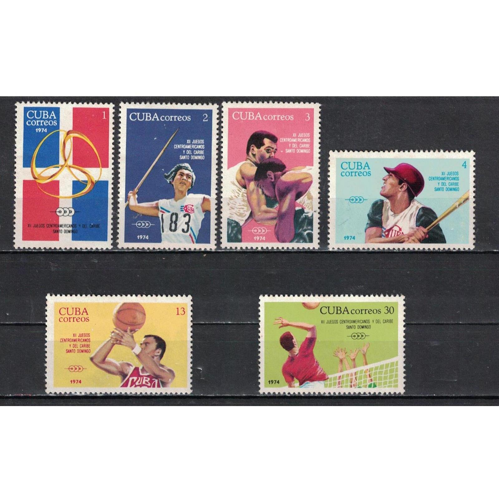 Почтовые марки Куба 12-е Центральноамериканские и карибские игры, Санто-Доминго Спорт, 1944
Почтовые марки Куба 12-е Центральноамериканские и карибские игры, Санто-Доминго Спорт, 1944