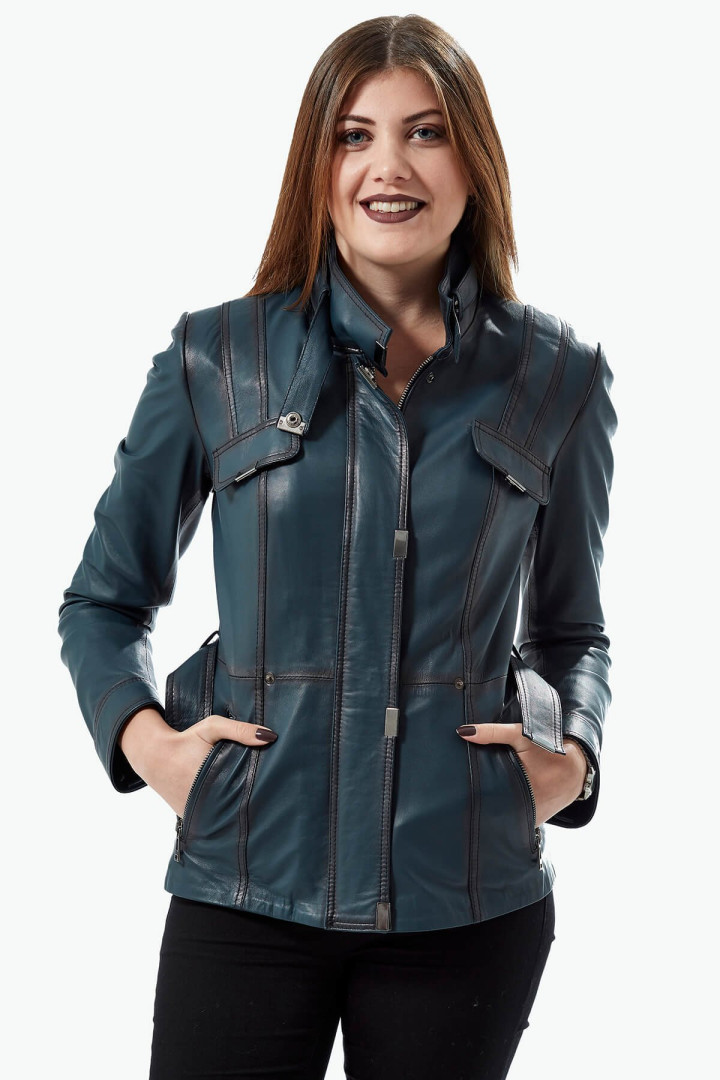 Кожаная куртка женская Deriza 39-662 синяя 2XL (товары доставляются из-за рубежа), Синий, 39-662
Кожаная куртка женская Deriza 39-662 синяя 2XL (товары доставляются из-за рубежа), Синий, 39-662