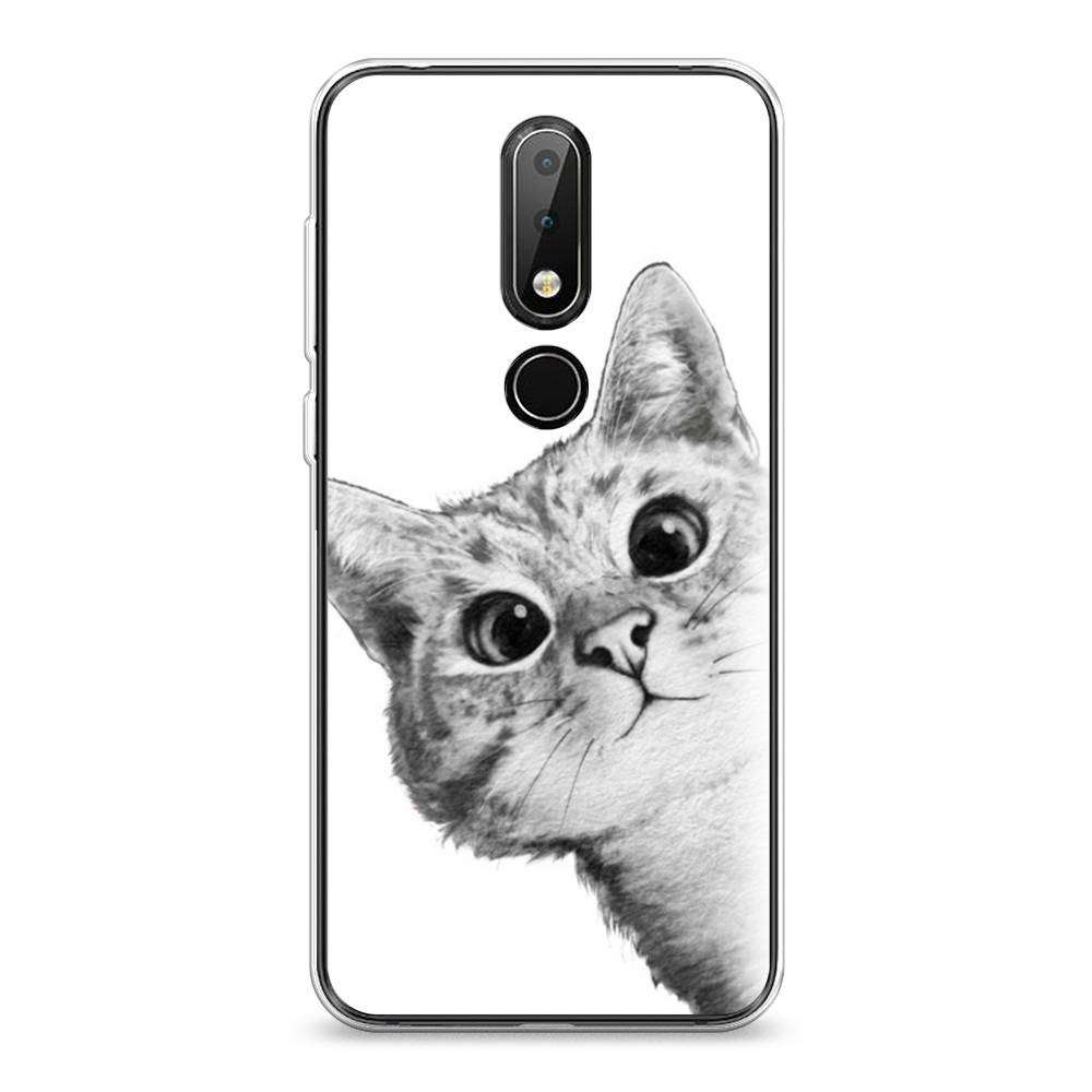 Чехол Awog на Nokia 6.1 Plus / Нокиа 6.1 Plus "Кот рисунок черно-белый", Черный, 121850-1
Чехол Awog на Nokia 6.1 Plus / Нокиа 6.1 Plus "Кот рисунок черно-белый", Черный, 121850-1