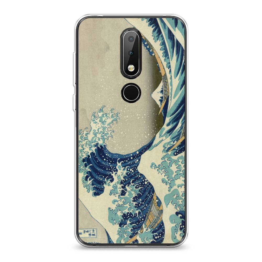Чехол Awog на Nokia 6.1 Plus / Нокиа 6.1 Plus "Большая волна в Канагаве", Серый;синий;голубой, 121850-9
Чехол Awog на Nokia 6.1 Plus / Нокиа 6.1 Plus "Большая волна в Канагаве", Серый;синий;голубой, 121850-9