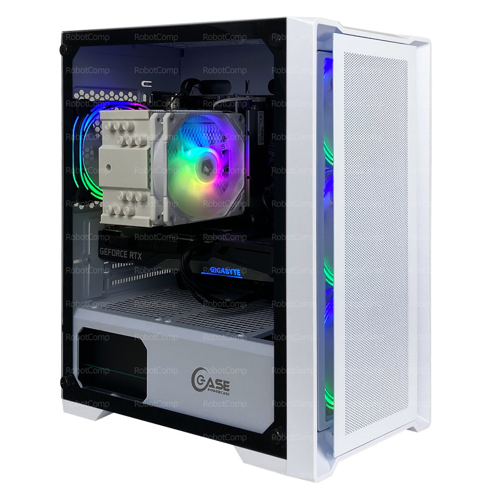 фото Настольный компьютер robotcomp борей v3 white
