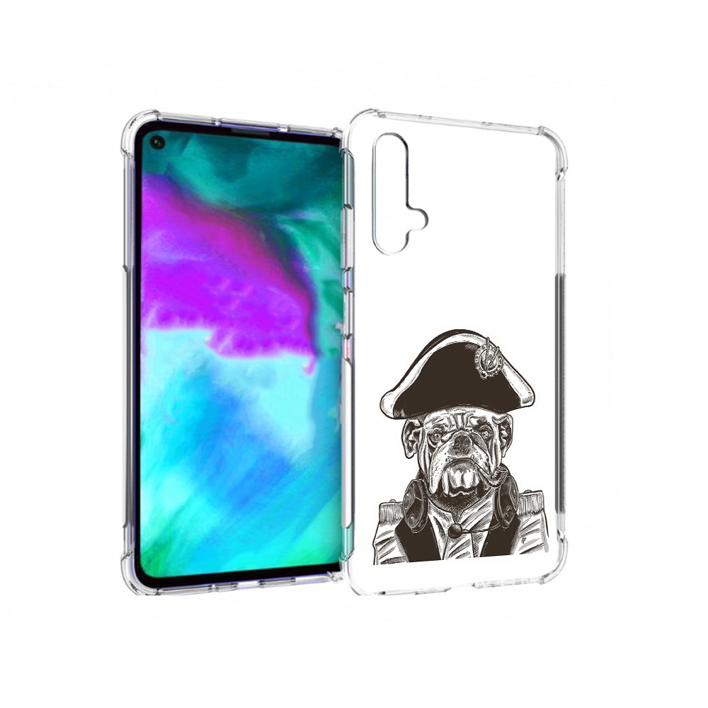 Чехол бампер MyPads мопс генерал для Huawei nova 5T противоударный, Прозрачный, Tocco
Чехол бампер MyPads мопс генерал для Huawei nova 5T противоударный, Прозрачный, Tocco