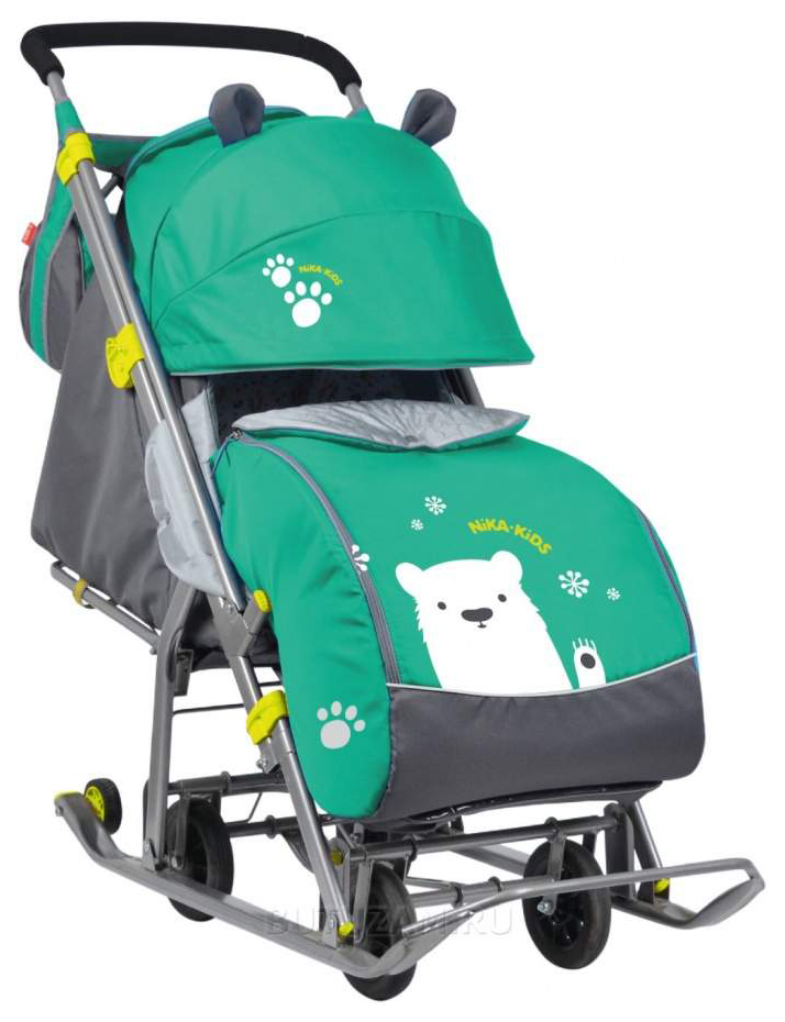 Cанки-коляска Nika Детям 7 Мишка, изумрудные, Детям 7
Cанки-коляска Nika Детям 7 Мишка, изумрудные, Детям 7