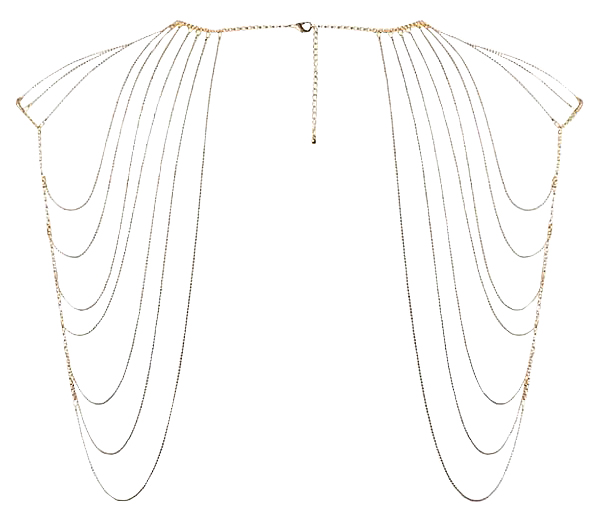 Бикини-цепочка Bijoux Magnifique Metallic chain shoulders & back jewelry gold, Золотистый
Бикини-цепочка Bijoux Magnifique Metallic chain shoulders & back jewelry gold, Золотистый