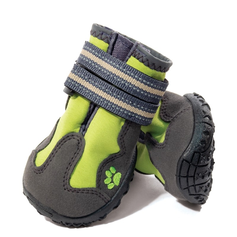 фото Ботинки для собак triol, зеленые, размер xs