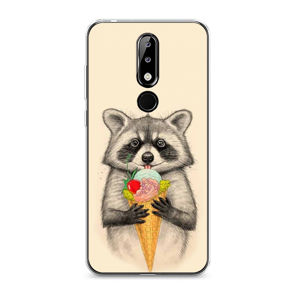 Чехол Awog на Nokia 5.1 Plus (X5) / Нокиа 5.1 Plus (X5) "Енот с мороженым", Бежевый;серый, 121950-10
Чехол Awog на Nokia 5.1 Plus (X5) / Нокиа 5.1 Plus (X5) "Енот с мороженым", Бежевый;серый, 121950-10