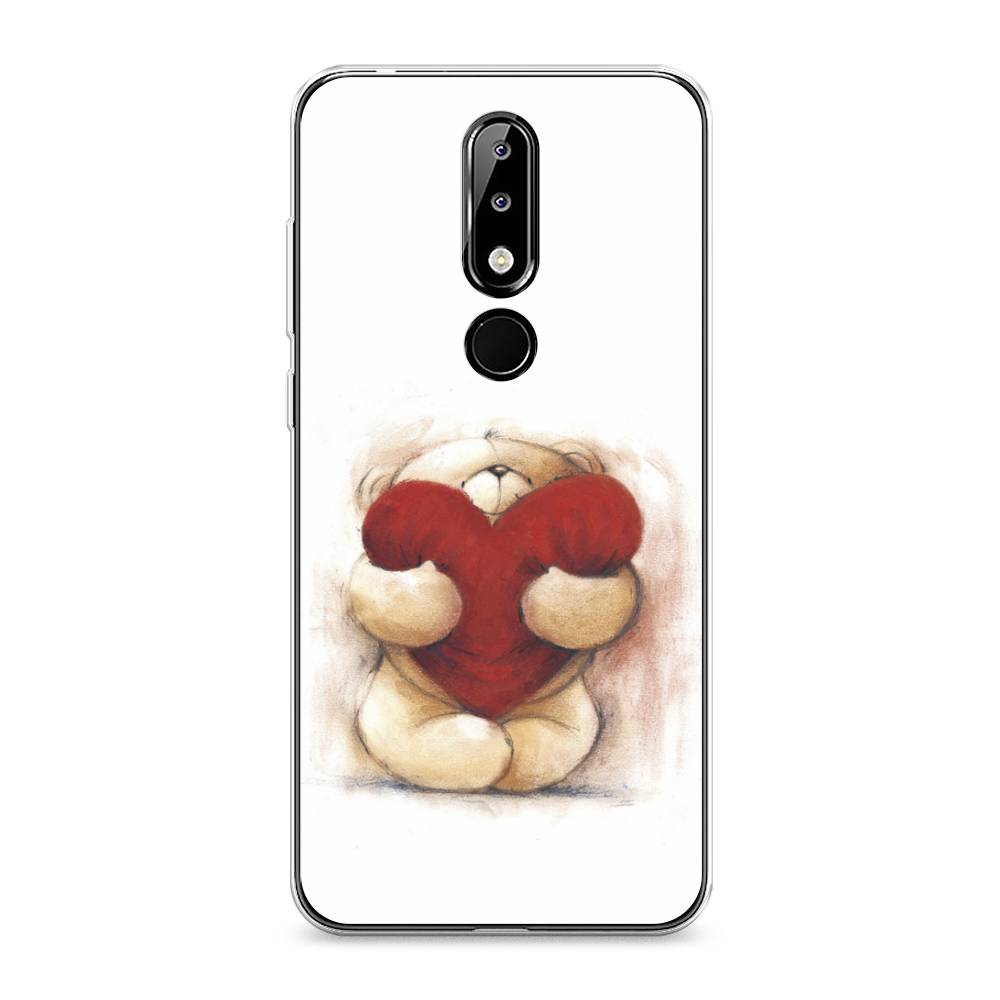 Чехол Awog на Nokia 5.1 Plus (X5) / Нокиа 5.1 Plus (X5) "Мишка с сердцем 1", Белый;красный;бежевый, 121950-6
Чехол Awog на Nokia 5.1 Plus (X5) / Нокиа 5.1 Plus (X5) "Мишка с сердцем 1", Белый;красный;бежевый, 121950-6