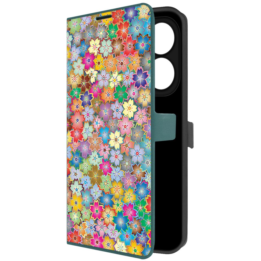 Чехол-книжка Krutoff Eco Book для INFINIX Smart 8 Pro Цветочный паттерн 4 (зелёный опал), Зеленый
Чехол-книжка Krutoff Eco Book для INFINIX Smart 8 Pro Цветочный паттерн 4 (зелёный опал), Зеленый