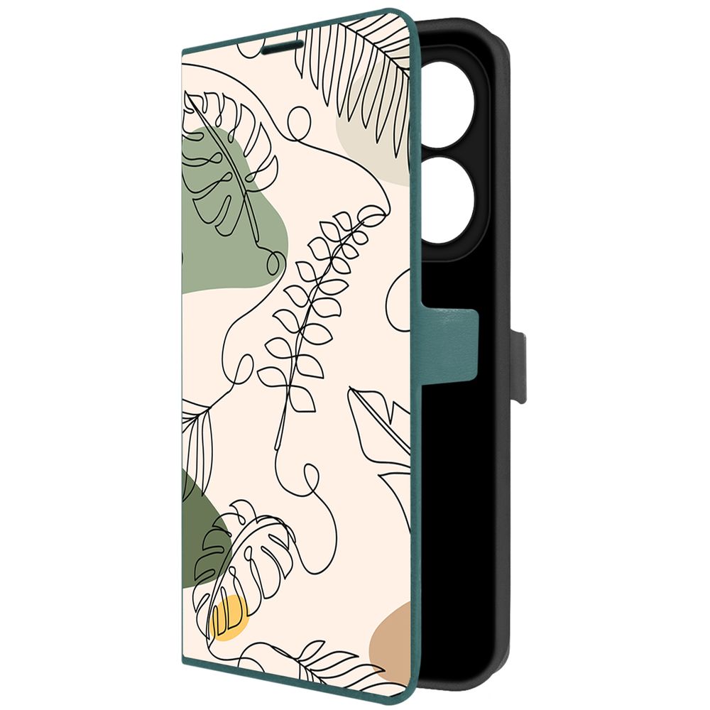 Чехол-книжка Krutoff Eco Book для INFINIX Smart 8 Pro Линия весны (зелёный опал), Зеленый
Чехол-книжка Krutoff Eco Book для INFINIX Smart 8 Pro Линия весны (зелёный опал), Зеленый