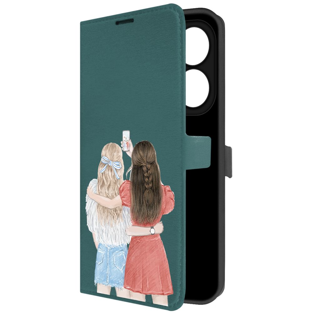 Чехол-книжка Krutoff Eco Book для INFINIX Smart 8 Pro Лучшие подруги (зелёный опал), Зеленый
Чехол-книжка Krutoff Eco Book для INFINIX Smart 8 Pro Лучшие подруги (зелёный опал), Зеленый