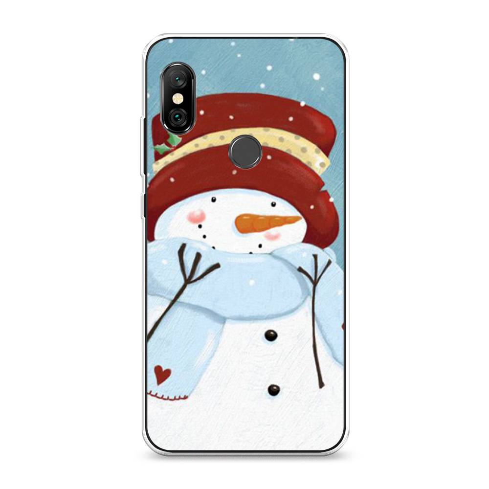 Чехол на Xiaomi Redmi Note 6 Pro "Застенчивый снеговик", Голубой;белый;красный, 34650-5
Чехол на Xiaomi Redmi Note 6 Pro "Застенчивый снеговик", Голубой;белый;красный, 34650-5