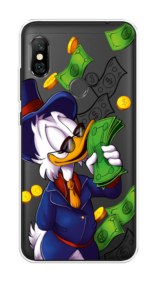 Чехол на Xiaomi Redmi Note 6 Pro "Scrooge McDuck with Money", Синий;зеленый;белый, 34650-6
Чехол на Xiaomi Redmi Note 6 Pro "Scrooge McDuck with Money", Синий;зеленый;белый, 34650-6
