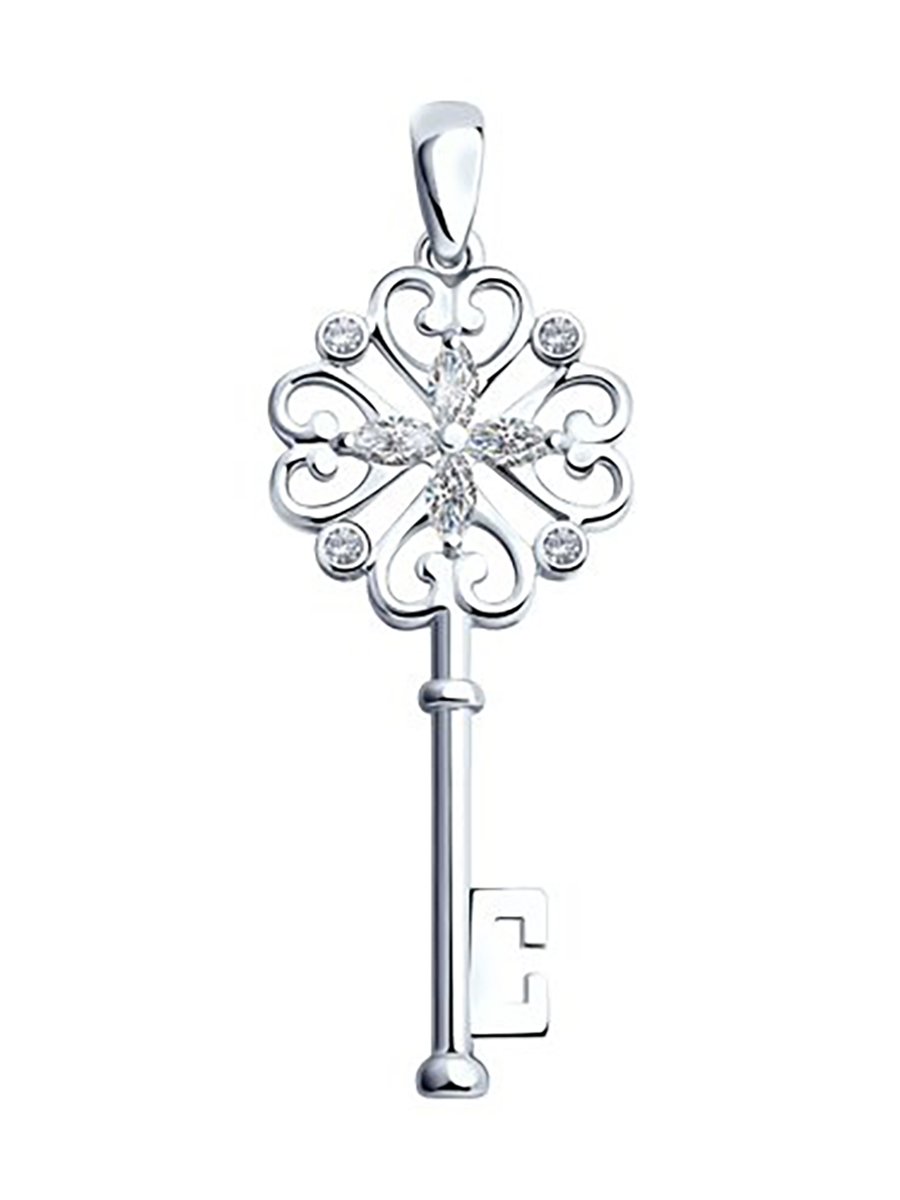 Подвеска из серебра с фианитом 585Gold 703006300, 703006300
Подвеска из серебра с фианитом 585Gold 703006300, 703006300