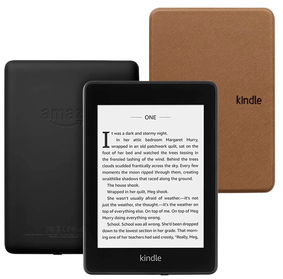 Электронная книга Amazon Kindle Paperwhite 2018 8Gb Black + Чехол UltraSlim коричневый, Kindle Paperwhite 2018
Электронная книга Amazon Kindle Paperwhite 2018 8Gb Black + Чехол UltraSlim коричневый, Kindle Paperwhite 2018