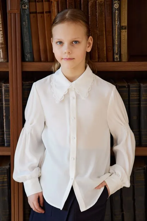 Блузка детская Deloras C63173, бежевый, 134, C63173
Блузка детская Deloras C63173, бежевый, 134, C63173