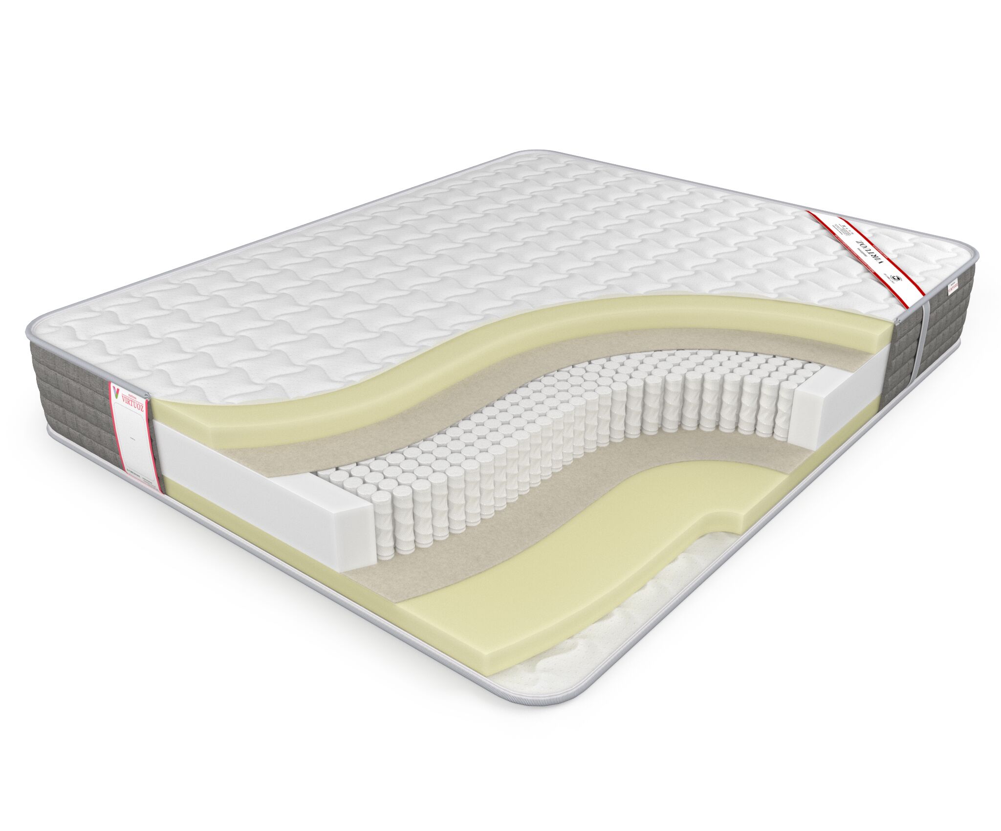 Матрас Virtuoz Amore Hard Sleep 90х190, Бежевый;белый;серый;серебристый, Hard Sleep
Матрас Virtuoz Amore Hard Sleep 90х190, Бежевый;белый;серый;серебристый, Hard Sleep