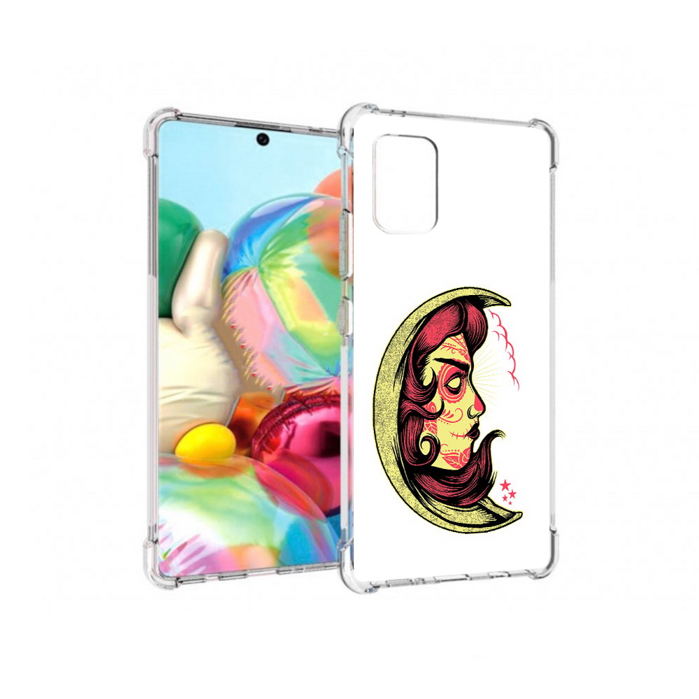 Чехол MyPads Tocco для Samsung Galaxy A71 желтый полумесяц с лицом девушки, Прозрачный, Tocco
Чехол MyPads Tocco для Samsung Galaxy A71 желтый полумесяц с лицом девушки, Прозрачный, Tocco