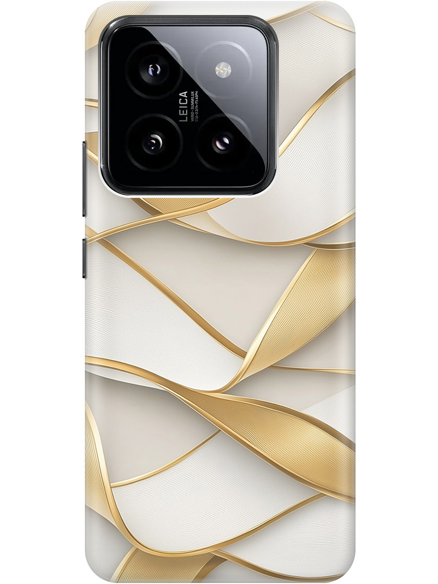 Силиконовый чехол на Xiaomi 14 Pro с принтом "Волны из золота", Прозрачный;белый;золотистый, 777771031
Силиконовый чехол на Xiaomi 14 Pro с принтом "Волны из золота", Прозрачный;белый;золотистый, 777771031