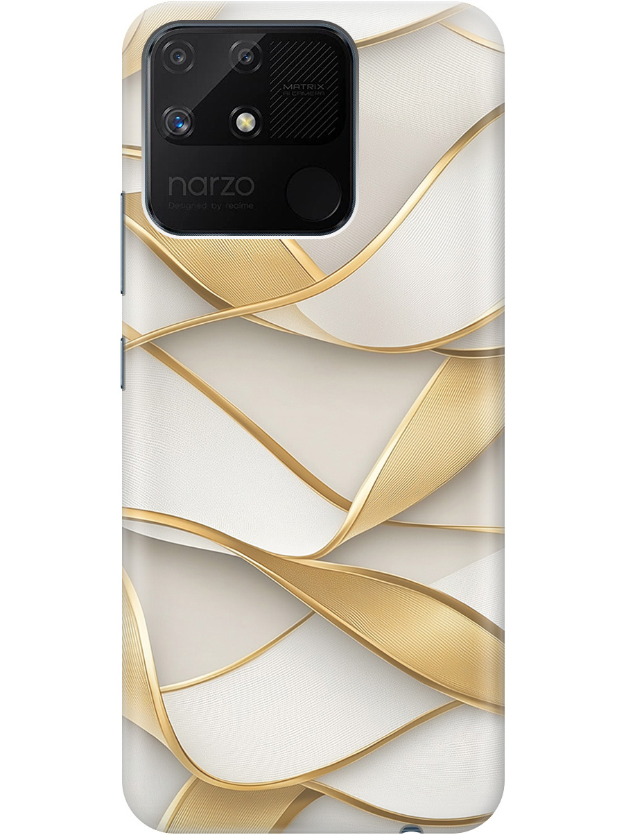 Силиконовый чехол на Realme narzo 50A с принтом "Волны из золота", Прозрачный;белый;золотистый, 740189931
Силиконовый чехол на Realme narzo 50A с принтом "Волны из золота", Прозрачный;белый;золотистый, 740189931