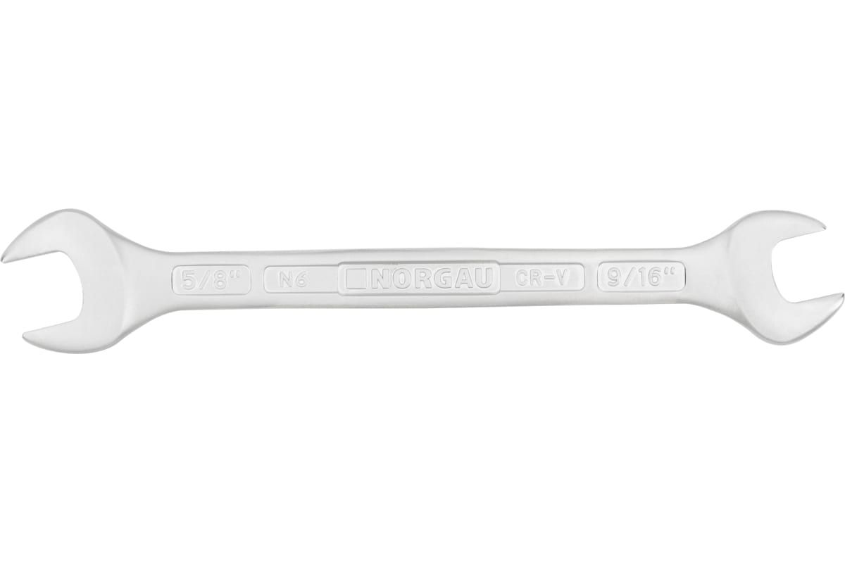 Ключ NORGAU Industrial гаечный рожковый двусторонний, дюймовый 9/16"x5/8", SKE-169-200
Ключ NORGAU Industrial гаечный рожковый двусторонний, дюймовый 9/16"x5/8", SKE-169-200