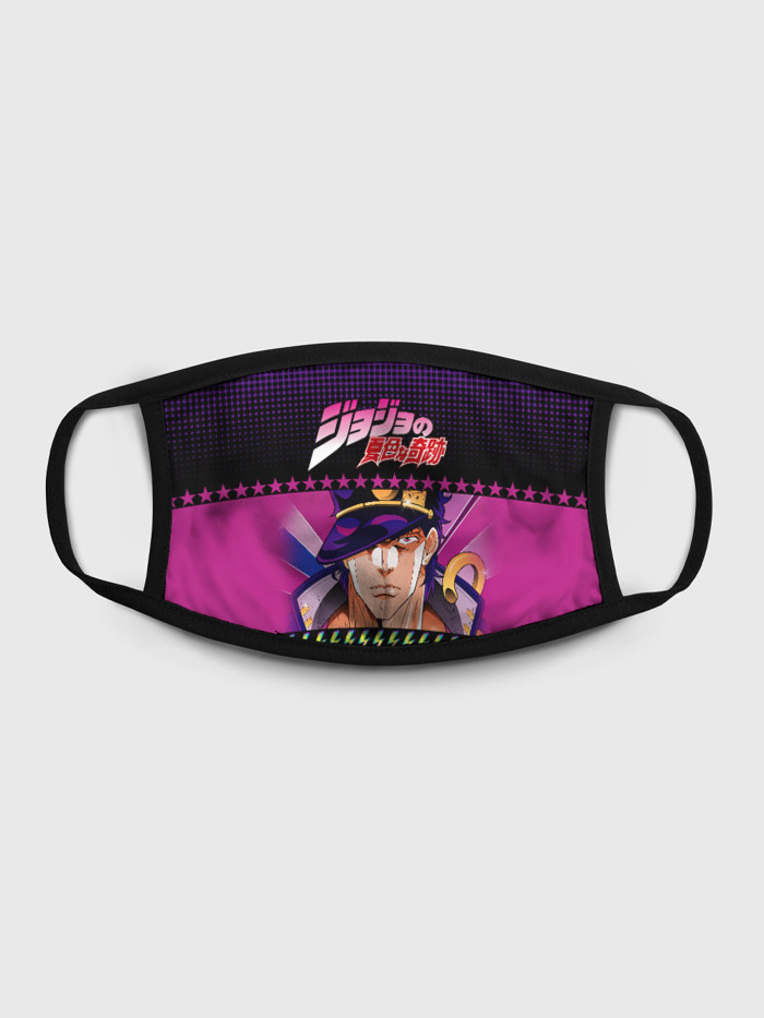 Многоразовая маска унисекс Burnettie Joutarou Kuujou Jojo, Разноцветный, Joutarou Kuujou Jojo
Многоразовая маска унисекс Burnettie Joutarou Kuujou Jojo, Разноцветный, Joutarou Kuujou Jojo