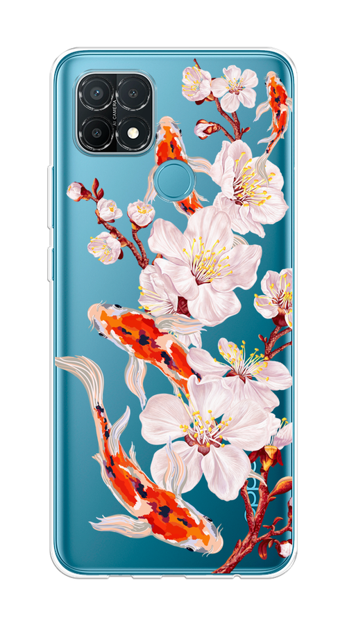 Чехол на Oppo A15/A15s "Карпы и сакура", Оранжевый;розовый;бежевый;прозрачный, 255650-1
Чехол на Oppo A15/A15s "Карпы и сакура", Оранжевый;розовый;бежевый;прозрачный, 255650-1