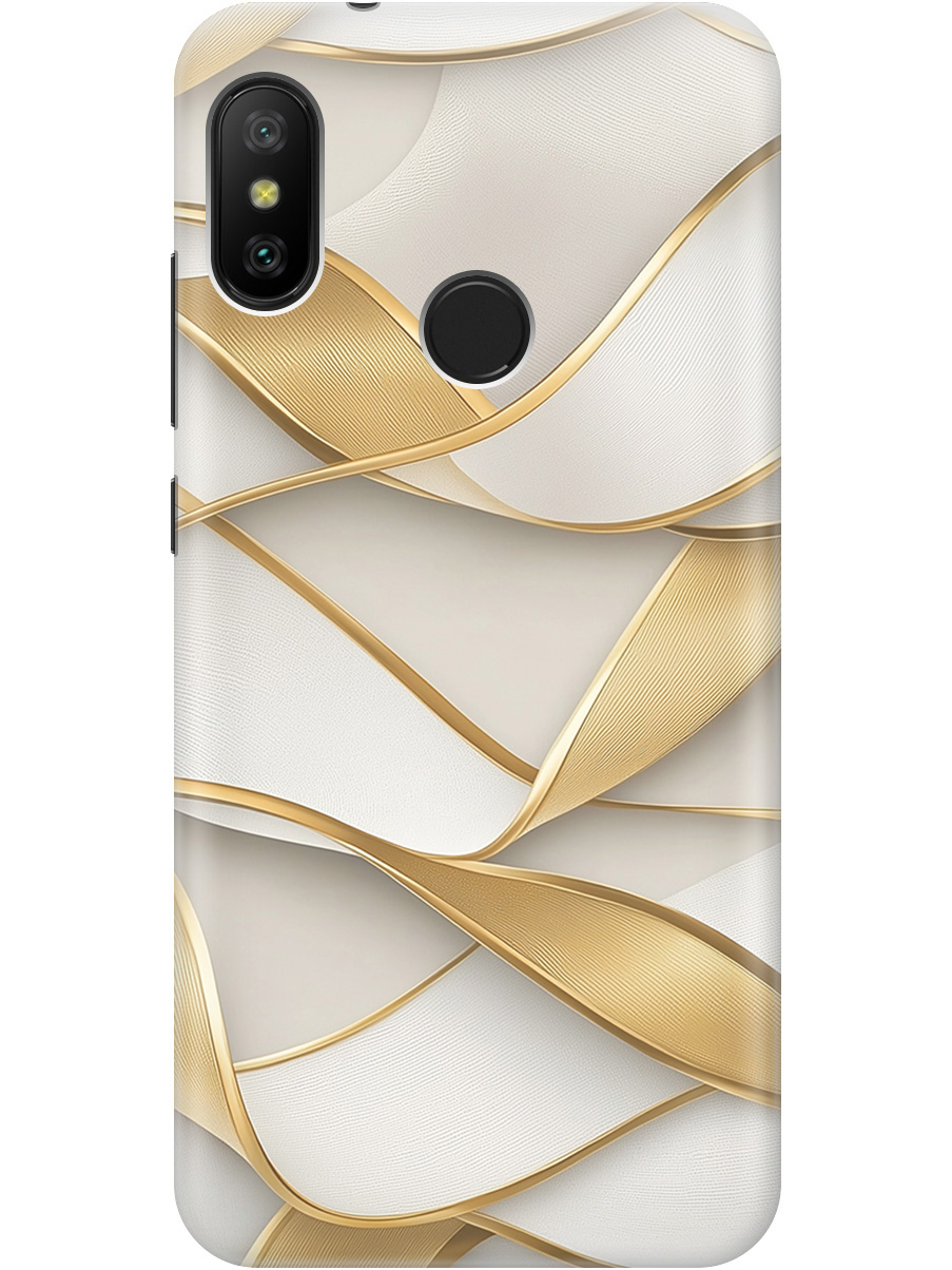 Силиконовый чехол на Xiaomi Mi A2 Lite / Redmi 6 Pro с принтом "Волны из золота", Прозрачный;белый;золотистый, 718586931
Силиконовый чехол на Xiaomi Mi A2 Lite / Redmi 6 Pro с принтом "Волны из золота", Прозрачный;белый;золотистый, 718586931