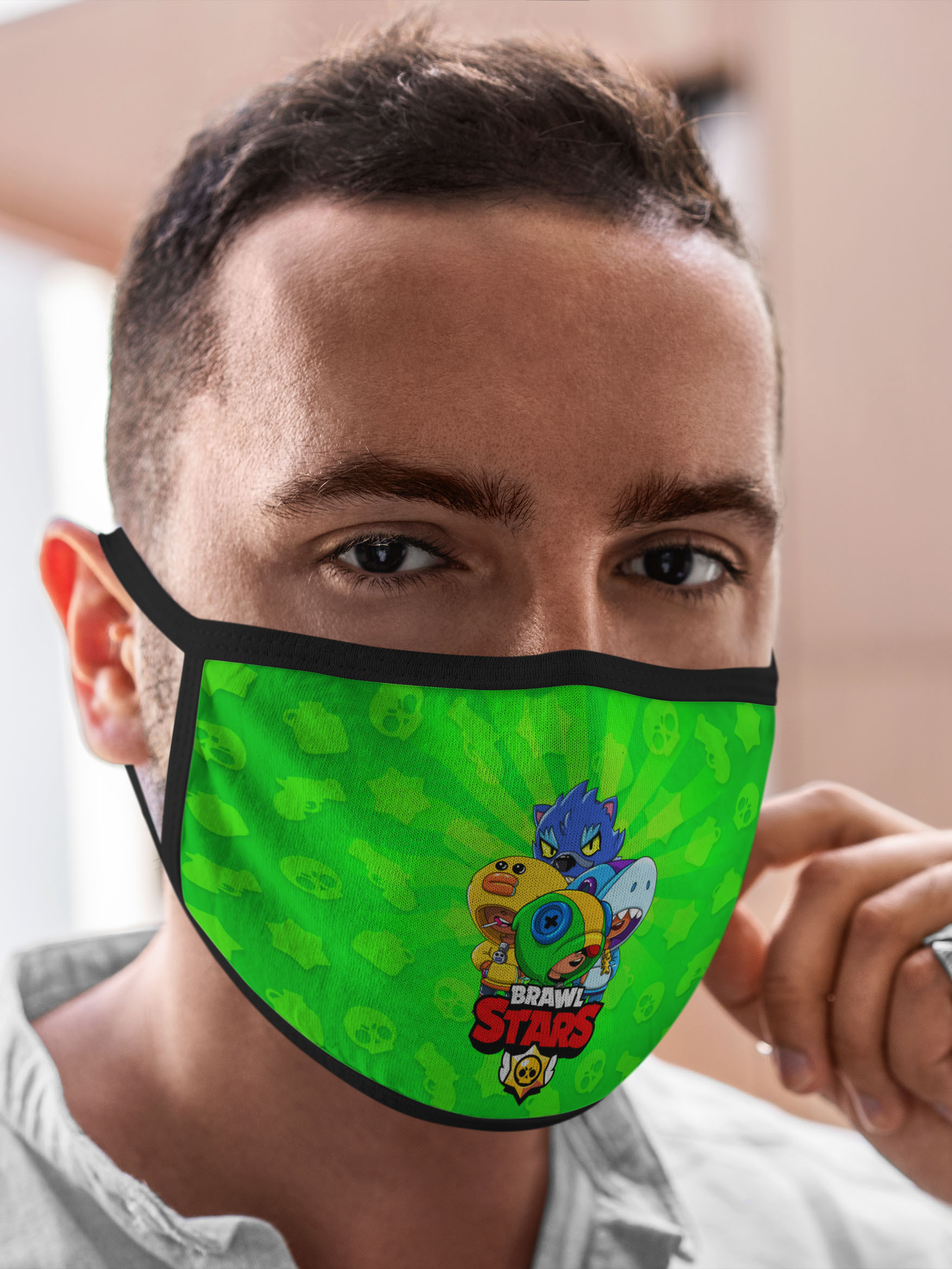 Многоразовая маска унисекс Burnettie Brawl Stars Leon, Разноцветный, Brawl Stars Leon
Многоразовая маска унисекс Burnettie Brawl Stars Leon, Разноцветный, Brawl Stars Leon