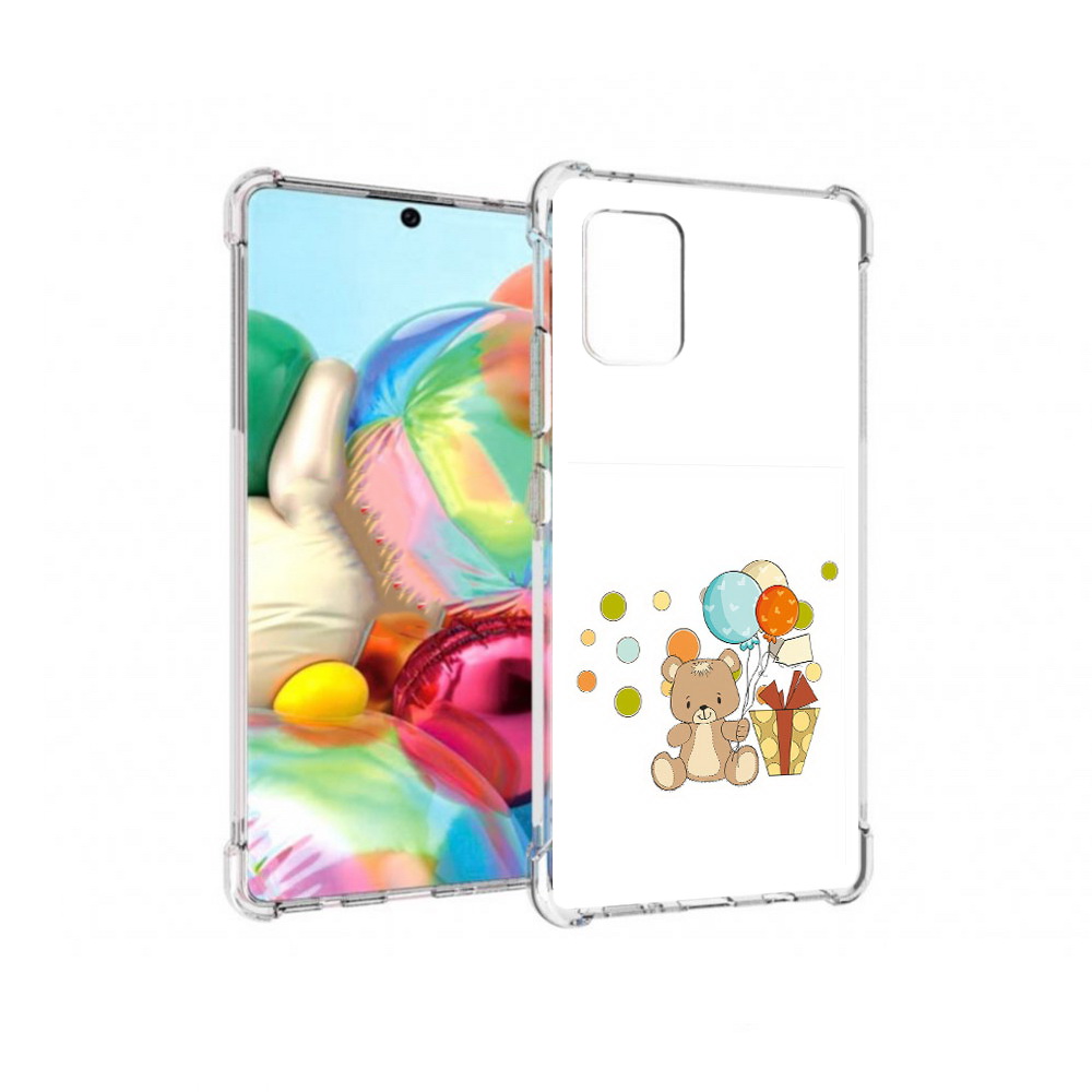 Чехол MyPads Tocco для Samsung Galaxy A71 медвеженок с подарком (PT226912.529.470), Прозрачный, Tocco
Чехол MyPads Tocco для Samsung Galaxy A71 медвеженок с подарком (PT226912.529.470), Прозрачный, Tocco