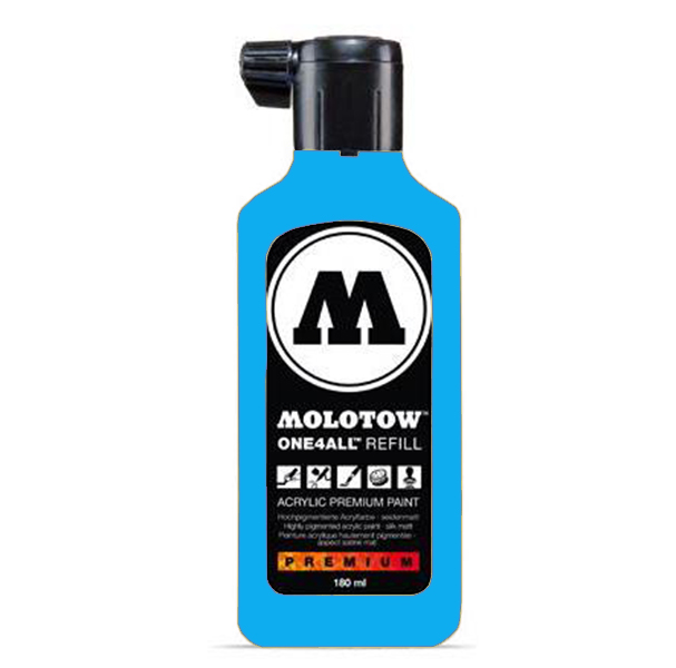 Акриловая заправка для маркеров Molotow One4All 180мл, Голубой, One4all 180мл Shock blue
Акриловая заправка для маркеров Molotow One4All 180мл, Голубой, One4all 180мл Shock blue