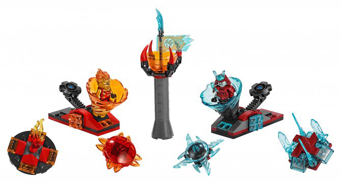 Конструктор LEGO Ninjago Бой мастеров кружитцу — Кай против Самурая, Ninjago Action Toy
Конструктор LEGO Ninjago Бой мастеров кружитцу — Кай против Самурая, Ninjago Action Toy