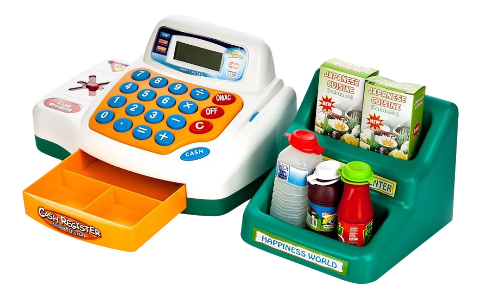 Игровая интерактивная касса cash register мой магазин со светом и звуком Play Smart 7254, 7254
Игровая интерактивная касса cash register мой магазин со светом и звуком Play Smart 7254, 7254