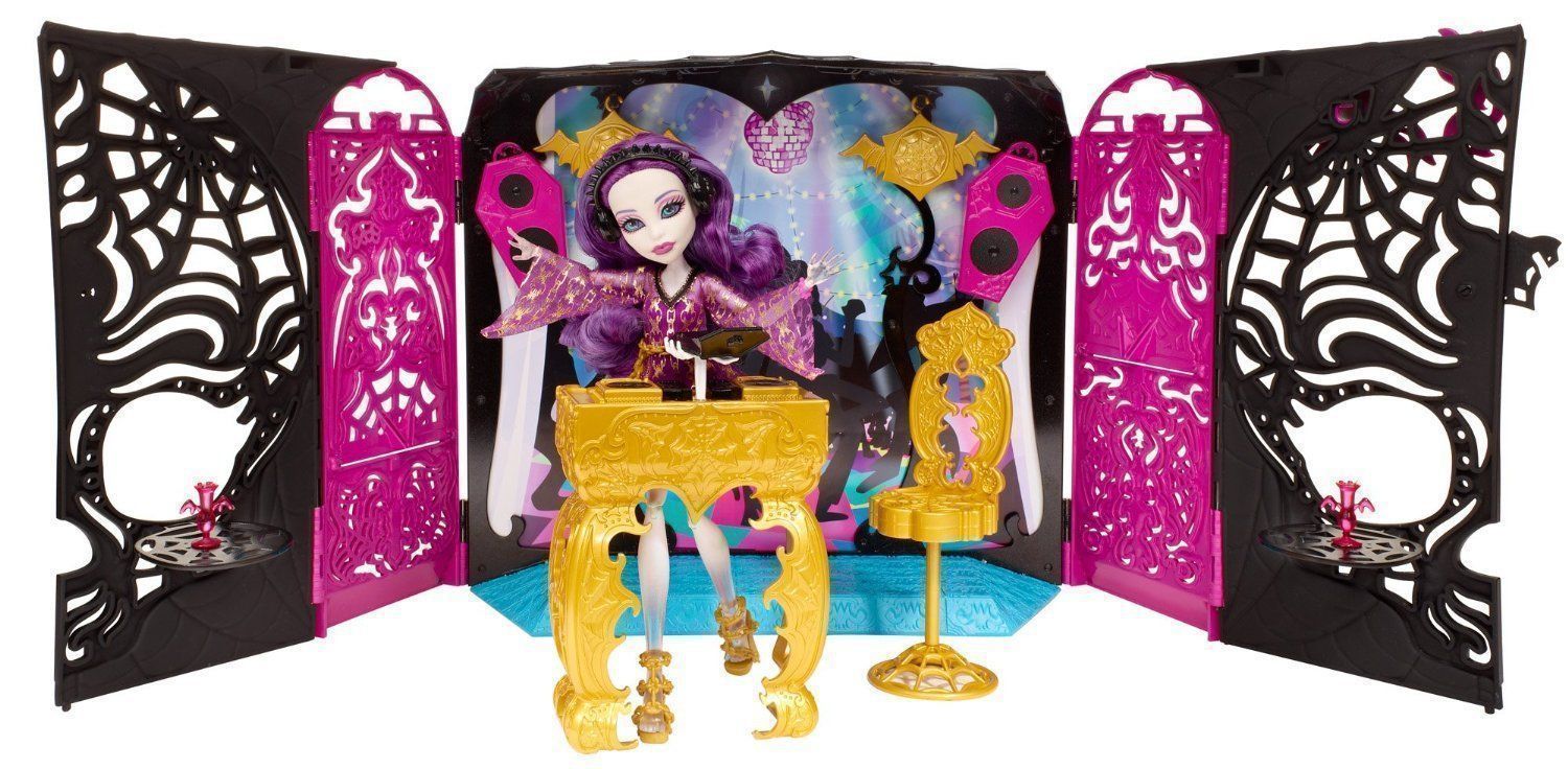 Игровой набор Monster High Диджейская установка со Спектрой Вондергейст 13 желаний Y7720
Игровой набор Monster High Диджейская установка со Спектрой Вондергейст 13 желаний Y7720