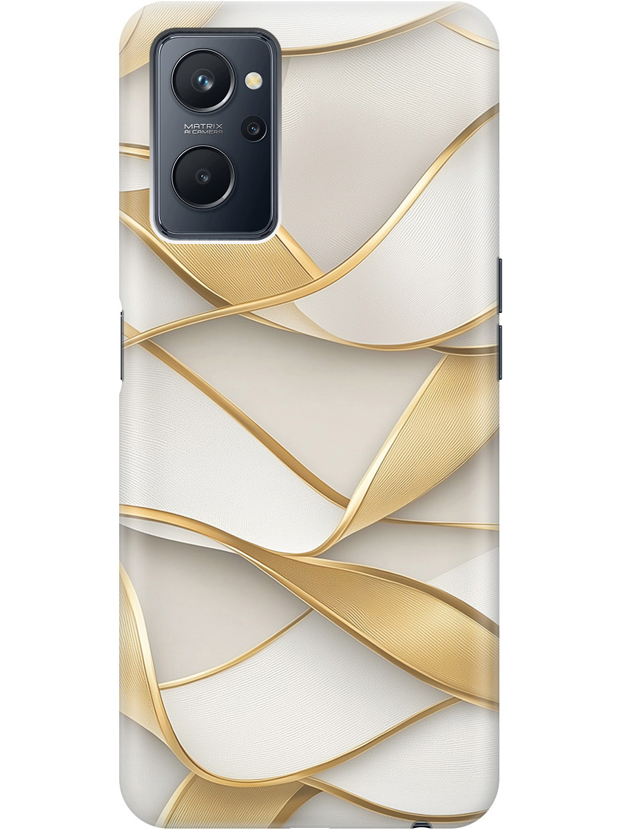 Силиконовый чехол на Realme 9i с принтом "Волны из золота", Прозрачный;белый;золотистый, 740189431
Силиконовый чехол на Realme 9i с принтом "Волны из золота", Прозрачный;белый;золотистый, 740189431