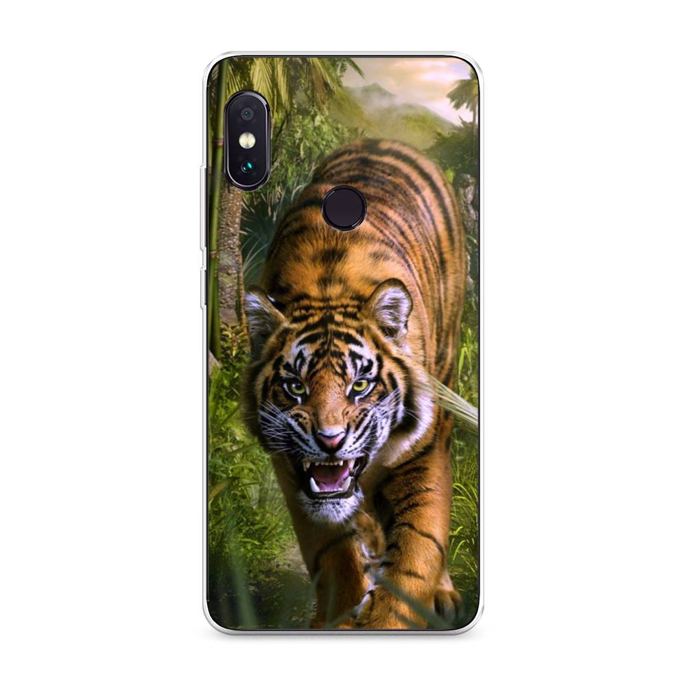 Чехол на Xiaomi Redmi Note 5/Note 5 Pro "Тигр в джунглях 2", Оранжевый;зеленый, 32750-1
Чехол на Xiaomi Redmi Note 5/Note 5 Pro "Тигр в джунглях 2", Оранжевый;зеленый, 32750-1