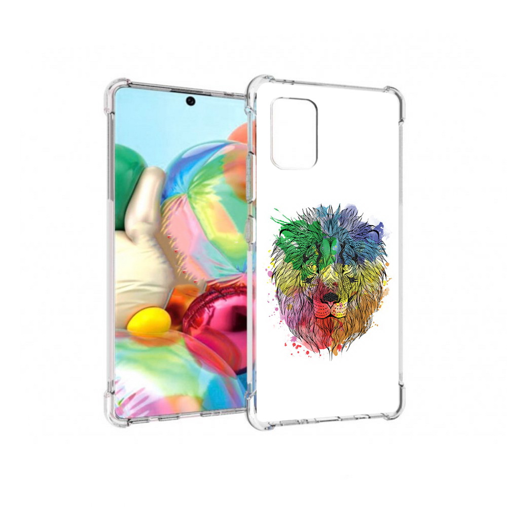 Чехол MyPads Tocco для Samsung Galaxy A71 разноцветный гордый лев (PT226912.529.573), Прозрачный, Tocco
Чехол MyPads Tocco для Samsung Galaxy A71 разноцветный гордый лев (PT226912.529.573), Прозрачный, Tocco