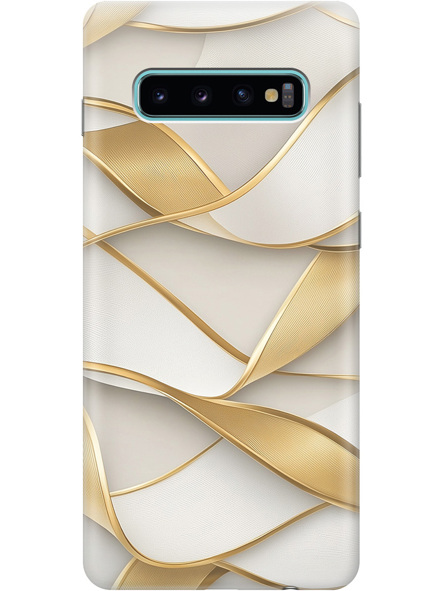 Силиконовый чехол на Samsung Galaxy S10+ с принтом "Волны из золота", Прозрачный;белый;золотистый, 720461131
Силиконовый чехол на Samsung Galaxy S10+ с принтом "Волны из золота", Прозрачный;белый;золотистый, 720461131