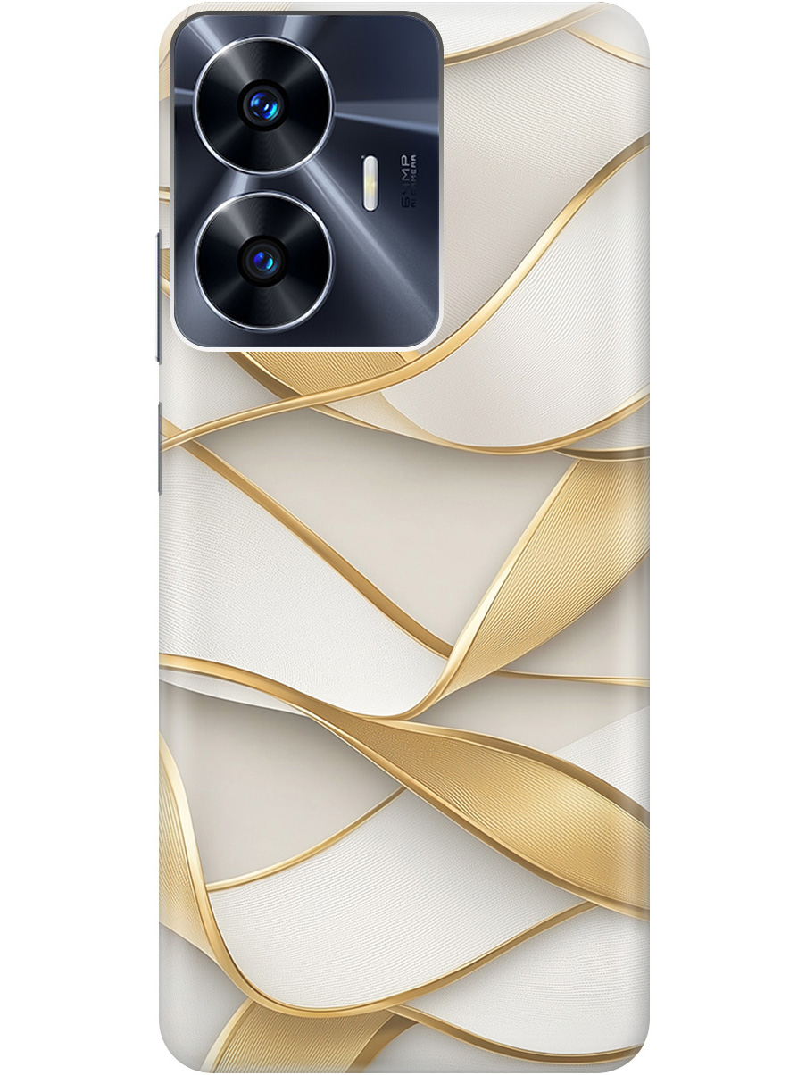 Силиконовый чехол на Realme C55 с принтом "Волны из золота", Прозрачный;белый;золотистый, 768742731
Силиконовый чехол на Realme C55 с принтом "Волны из золота", Прозрачный;белый;золотистый, 768742731
