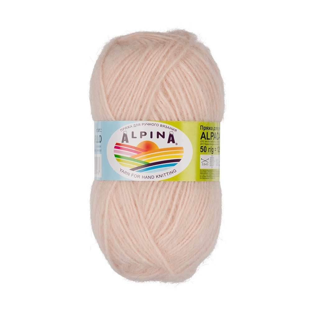 Alpina Alpaca Pollo, альпака, акрил, 4 шт по 50 г, 125 м, 02 светло-персиковый, Бежевый
Alpina Alpaca Pollo, альпака, акрил, 4 шт по 50 г, 125 м, 02 светло-персиковый, Бежевый