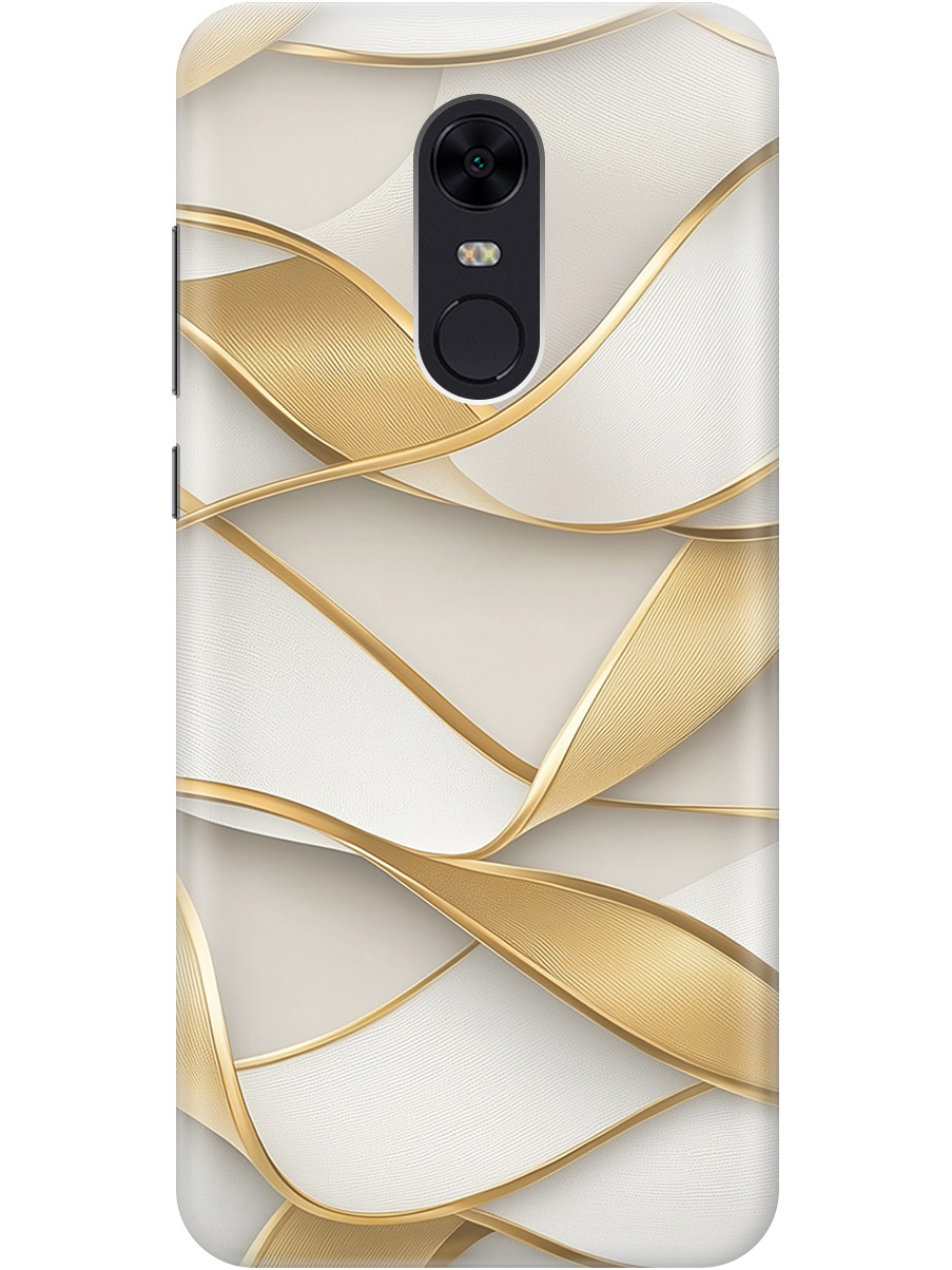 Силиконовый чехол на Xiaomi Redmi 5 Plus с принтом "Волны из золота", Прозрачный;белый;золотистый, 717097531
Силиконовый чехол на Xiaomi Redmi 5 Plus с принтом "Волны из золота", Прозрачный;белый;золотистый, 717097531