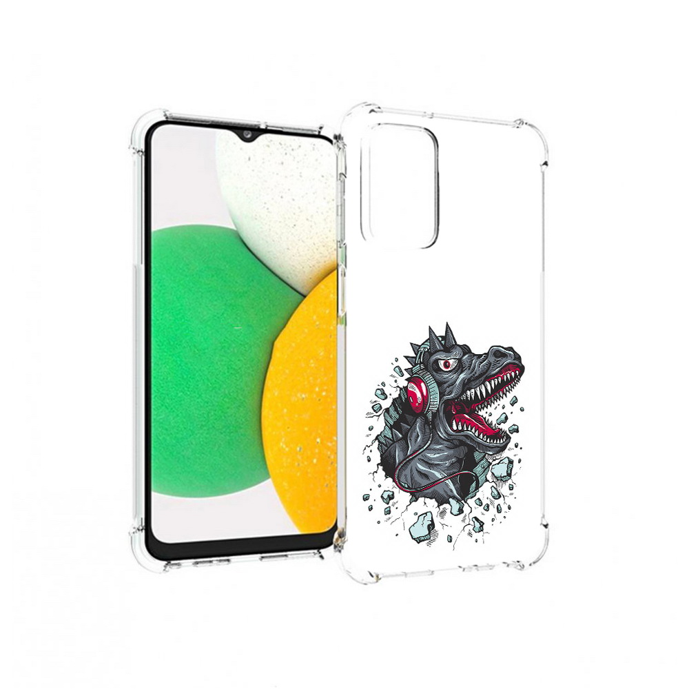 Чехол MyPads Tocco для Samsung Galaxy A23 Нарисованный динозавр в наушниках, Прозрачный, Tocco
Чехол MyPads Tocco для Samsung Galaxy A23 Нарисованный динозавр в наушниках, Прозрачный, Tocco