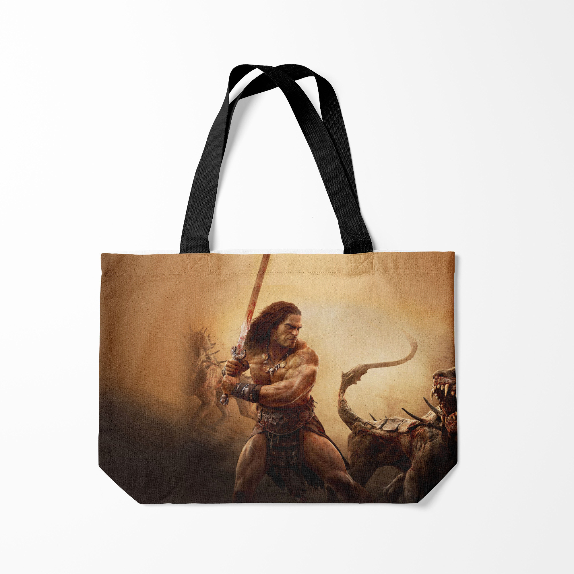 Сумка шoппер унисекс Burnettie Conan Exiles Conan Хайбория Аканна Конан, коричневый, Conan Exiles Conan Хайбория Аканна Конан
Сумка шoппер унисекс Burnettie Conan Exiles Conan Хайбория Аканна Конан, коричневый, Conan Exiles Conan Хайбория Аканна Конан