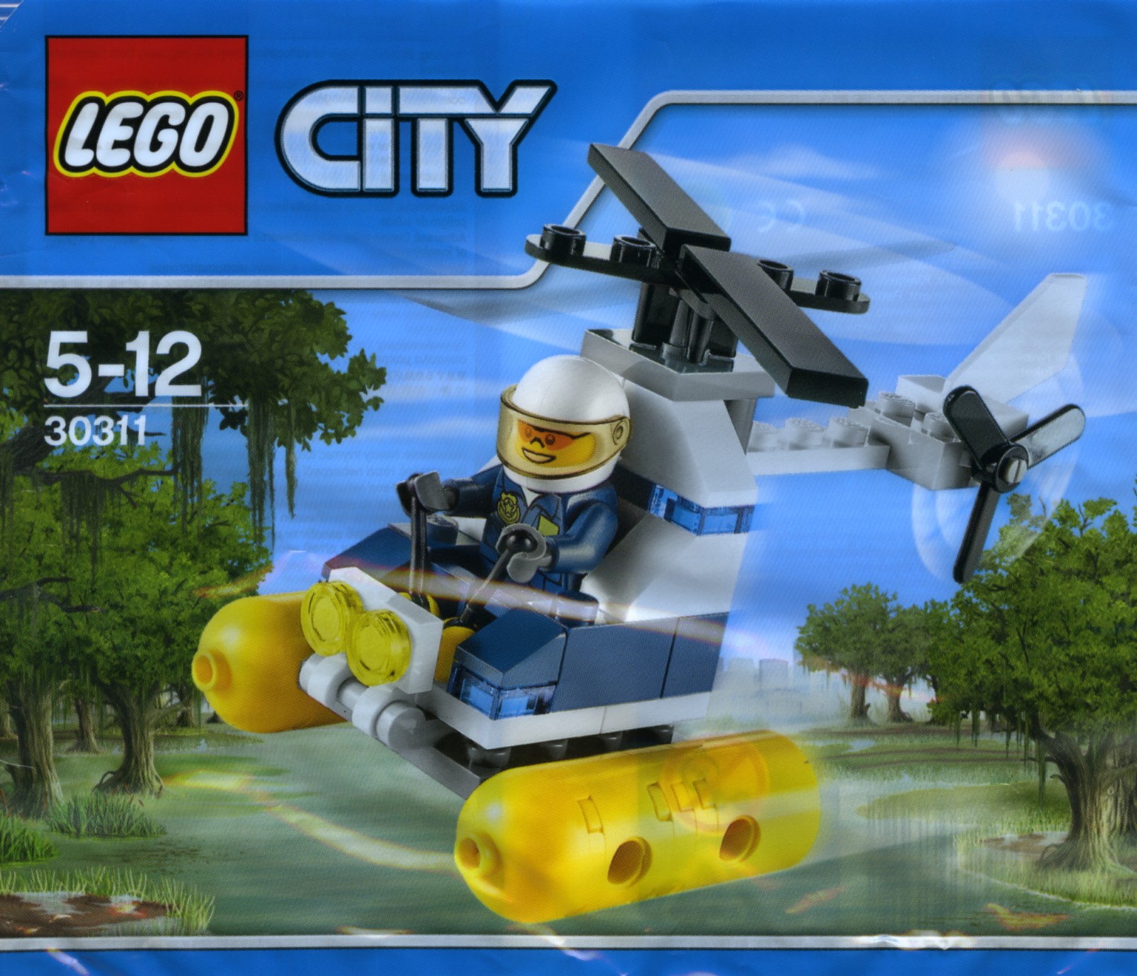 Конструктор Lego 30311 City Полицейский болотный вертолет деталей 51, Полицейский болотный вертолет
Конструктор Lego 30311 City Полицейский болотный вертолет деталей 51, Полицейский болотный вертолет