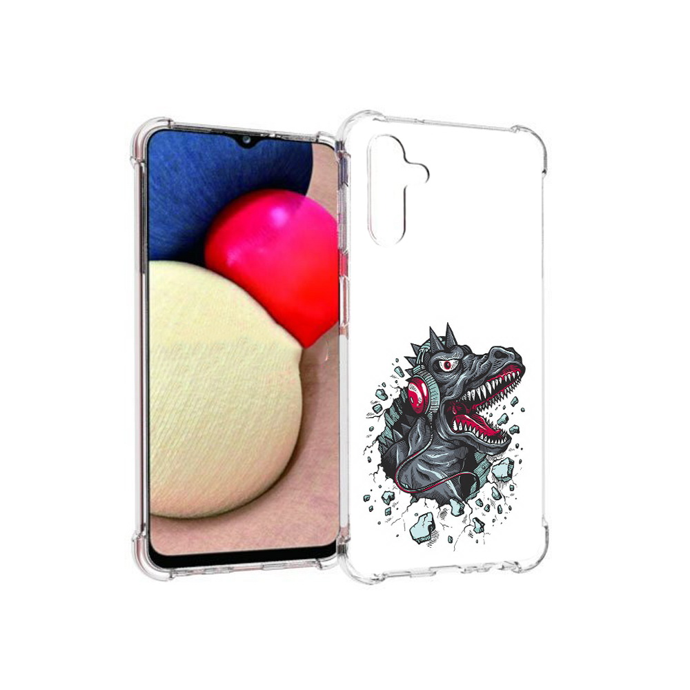 Чехол MyPads Tocco для Samsung Galaxy A13 5G Нарисованный динозавр в наушниках, Прозрачный, Tocco
Чехол MyPads Tocco для Samsung Galaxy A13 5G Нарисованный динозавр в наушниках, Прозрачный, Tocco