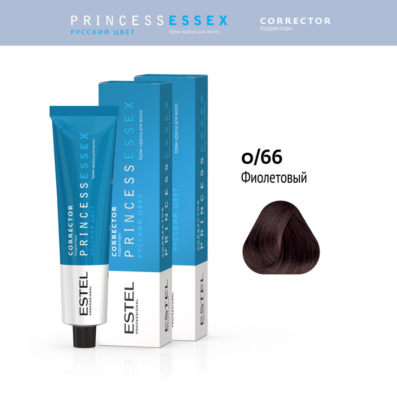 Краска Для Волос Estel Princess Essex Correct 0.66 Фиолетовый 60 Мл 2 Шт, Краска для волос ESTEL PROFESSIONAL
Краска Для Волос Estel Princess Essex Correct 0.66 Фиолетовый 60 Мл 2 Шт, Краска для волос ESTEL PROFESSIONAL